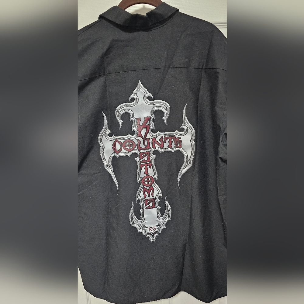 Black Men's Count's Kustoms Shirt - Picture 4 of 5